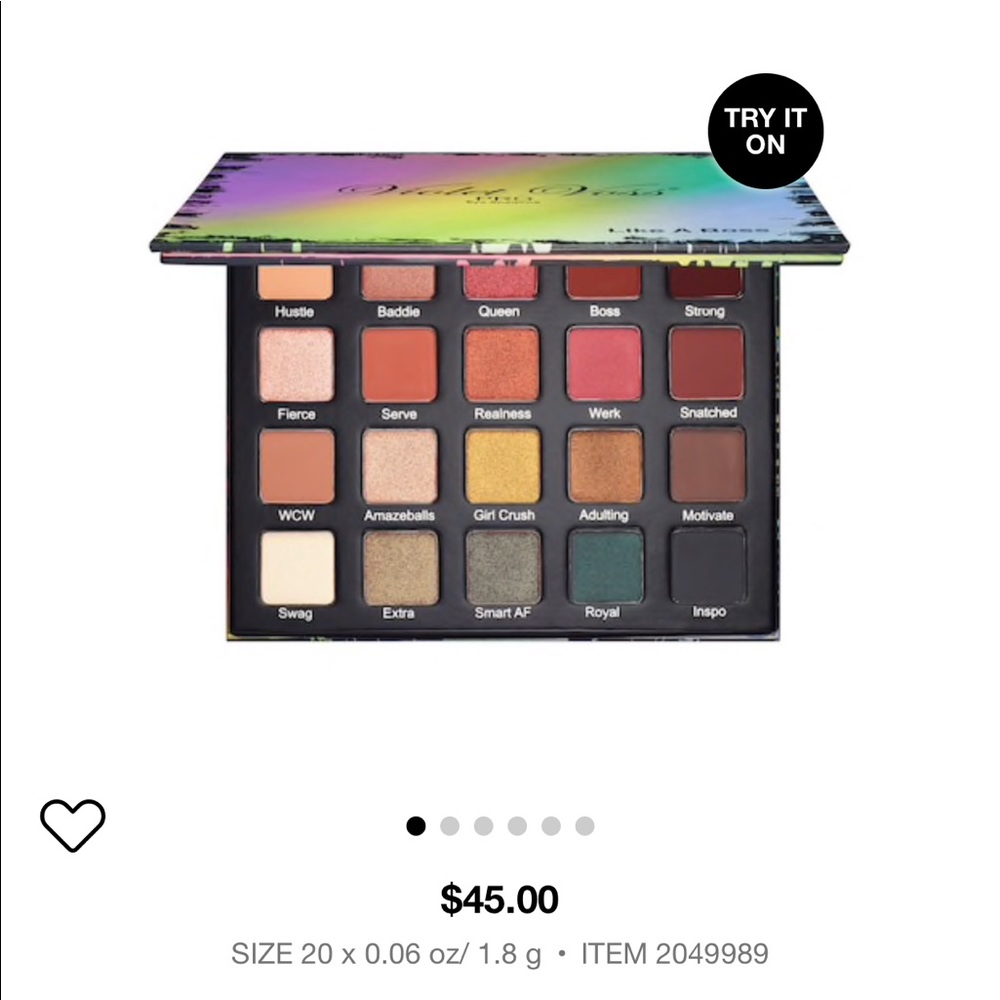 Eyeshadow pallet violet boss